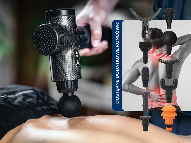Blow 44-340# Blow Wave 4000 Massage Gun + 10 Attachments + Carrying Case – image 12