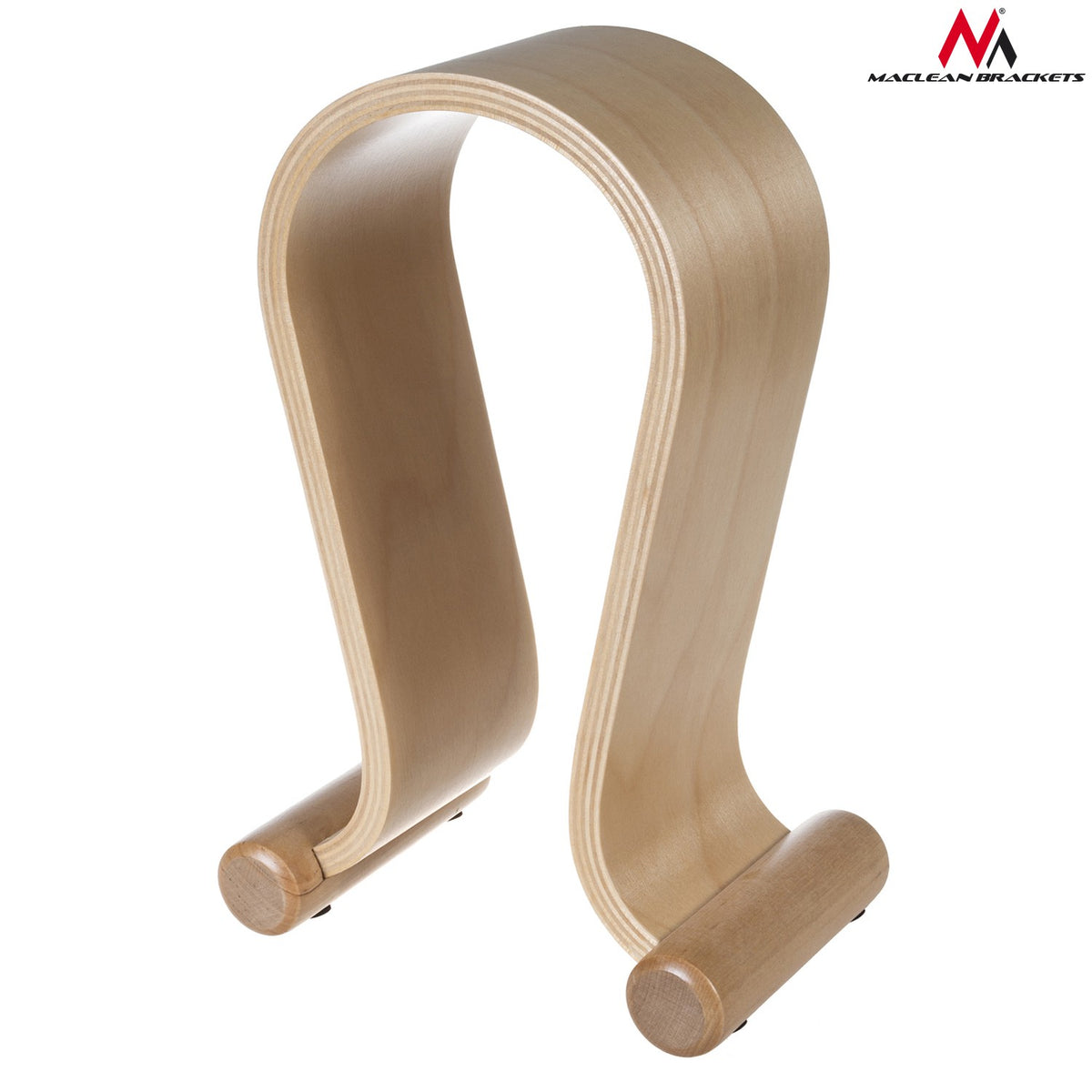 Maclean Headphone Stands and – Maclean Headphone Stand, Wood, Light Oak, MC-815O – image 7