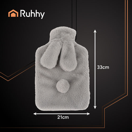 RUHHY The – Ruhhy 26383 1.8L Rubber Hot Water Bottle with Cover – image 2
