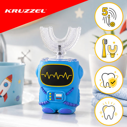 KRUZZEL The remaining – Sonic Toothbrush for Kids - Kruzzel the Robot – image 4