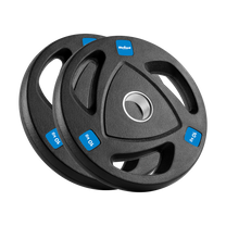 Rebel Rubber-coated cast iron Olympic weights, set of 2x10 kg, 51 mm hole, REBEL ACTIVE