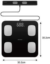 Klausberg Bathroom Scale with Handle, Electronic, Black, Precise Body Composition Analysis, Klausberg, KB-7852 – image 2