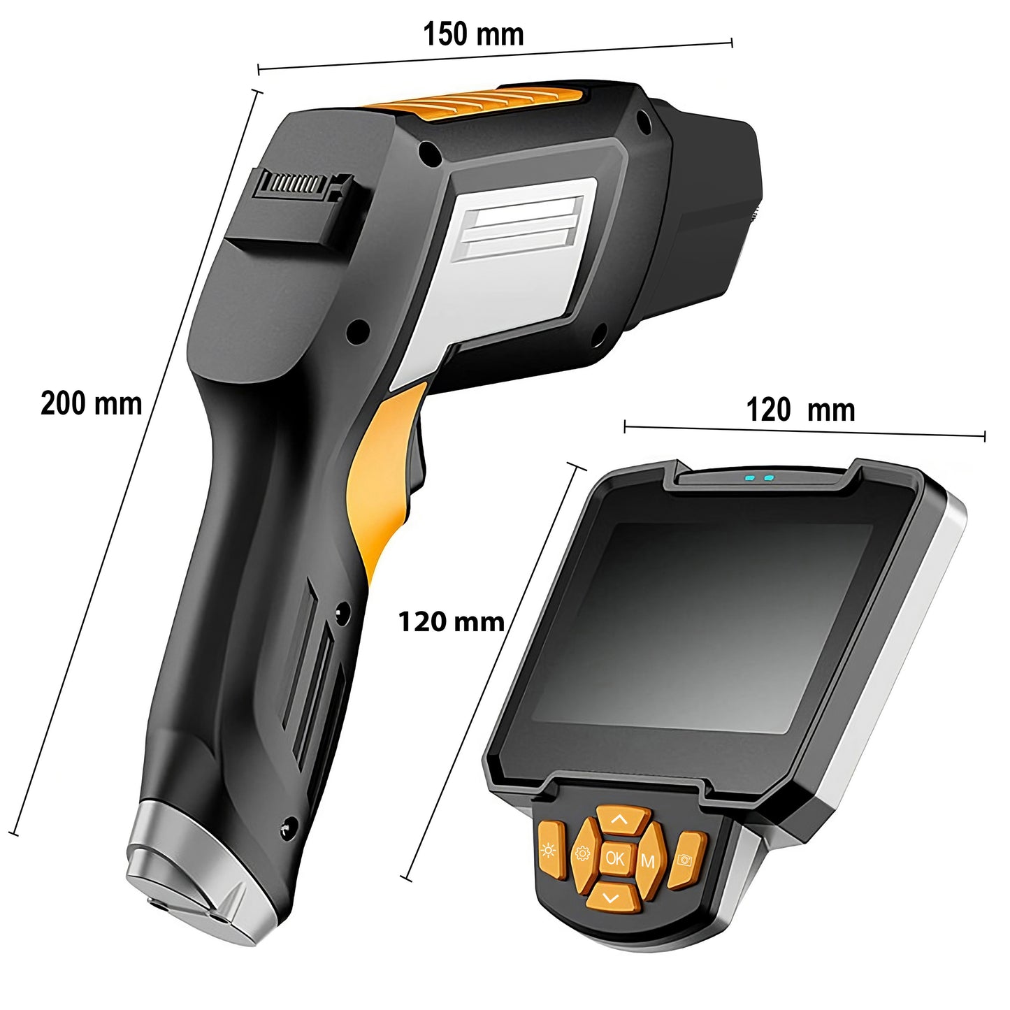 RTO Endoscope Inspection Camera, 1 m, 4.3", 8 mm, Full HD - E697 – image 4