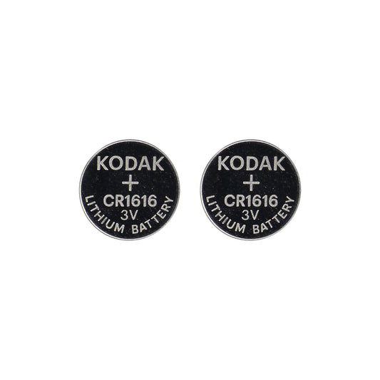 Orno Alkaline, coin-cell, and zinc-carbon – Kodak Max Lithium CR1616 Batteries, 2-pack
