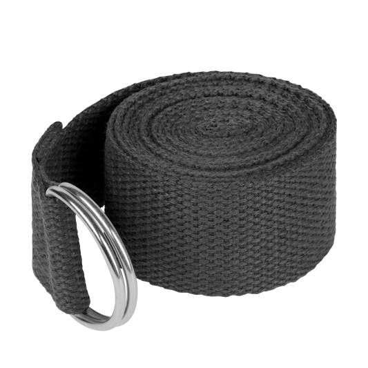 Rebel Handles, straps, hula – Yoga Strap, Exercise Band, Black, REBEL ACTIVE
