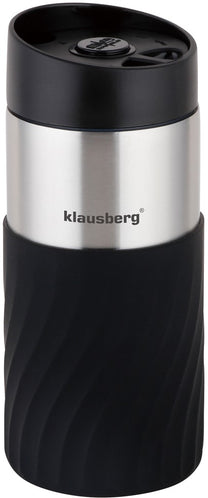 Klausberg Thermal mugs, thermoses and – Insulated mug, black, 320 ml, Klausberg – image 2