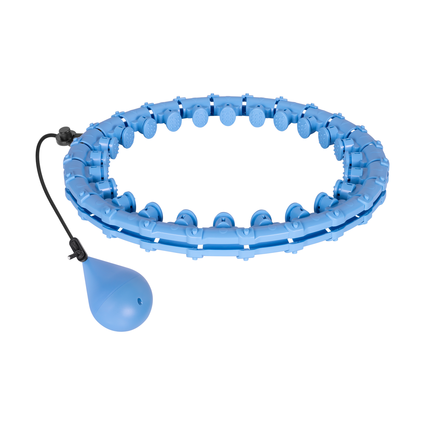 Rebel Smart Hula Hop Weight-Loss Hoop with Nubs and 50 cm Weight, Blue, REBEL ACTIVE – image 3
