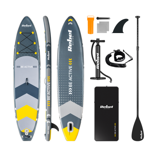 Rebel Inflatable boats – REBEL ACTIVE Inflatable SUP Board, 350x81x15 cm, Set
