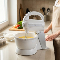 CAMRY CR 4213 Mixer with 3-liter bowl, 600 W, 5 speeds + turbo, motorized rotating bowl, whisks and beaters made of 304 stainless steel – image 31