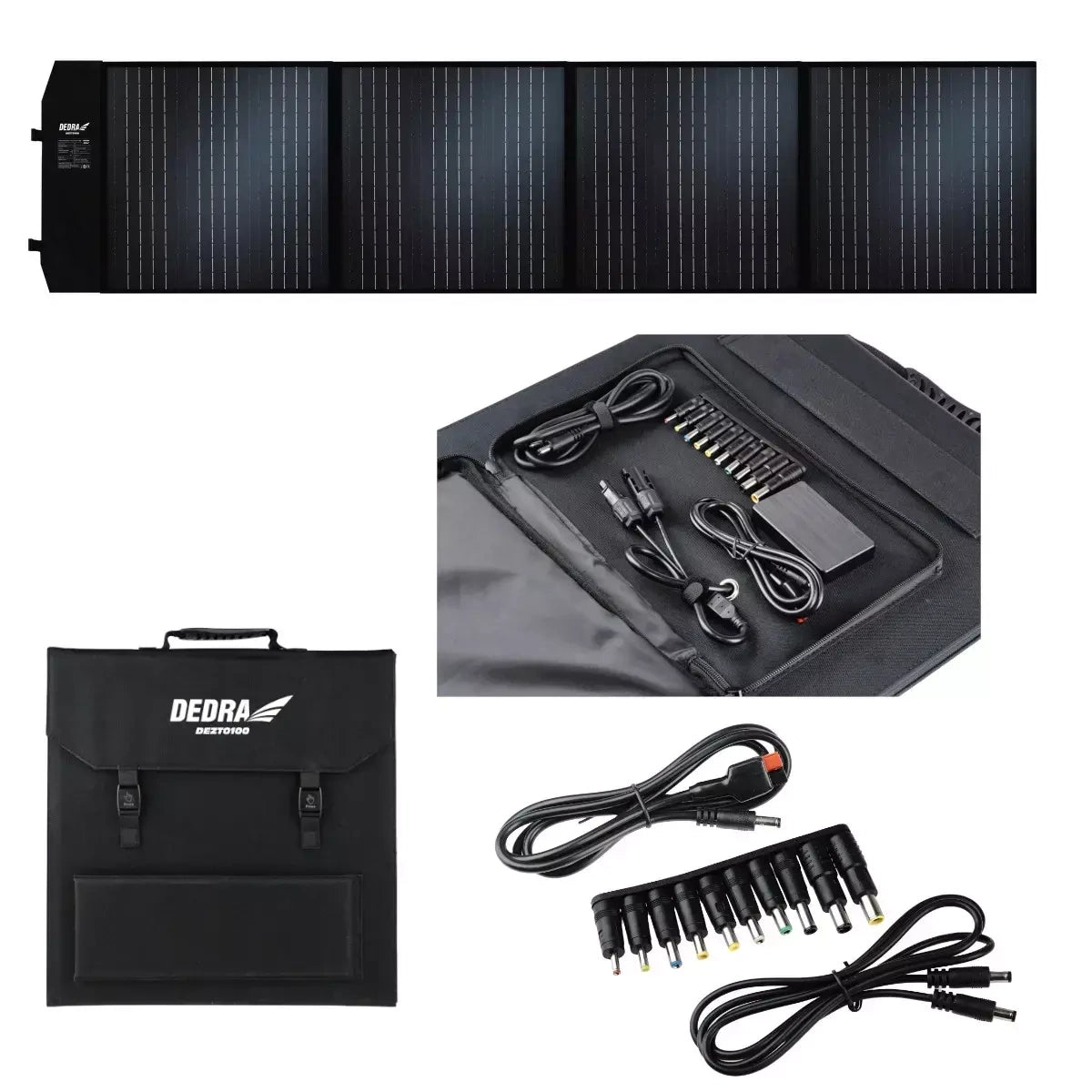 Dedra Emergency and Portable Power Sources – 100W Solar Panel