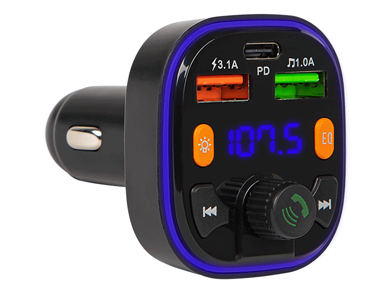 Blow 74-170# FM Transmitter with Bluetooth 5.0, QC 3.0, and PD 20W – image 2