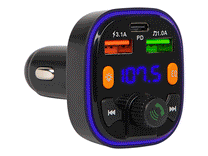 Blow 74-170# FM Transmitter with Bluetooth 5.0, QC 3.0, and PD 20W – image 2