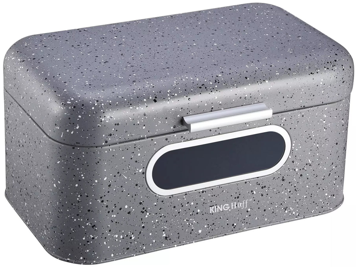 KINGHoff Bread Bags – Kinghoff Steel Bread Bin, Gray Marble