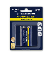 Esperanza Alkaline – EZB110 Esperanza Alkaline Battery 6LR61, 1 piece, blister pack – image 3