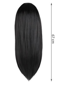 SOULIMA Hair, Wigs, and Accessories – Women's Long Black Wig P14833 – image 5
