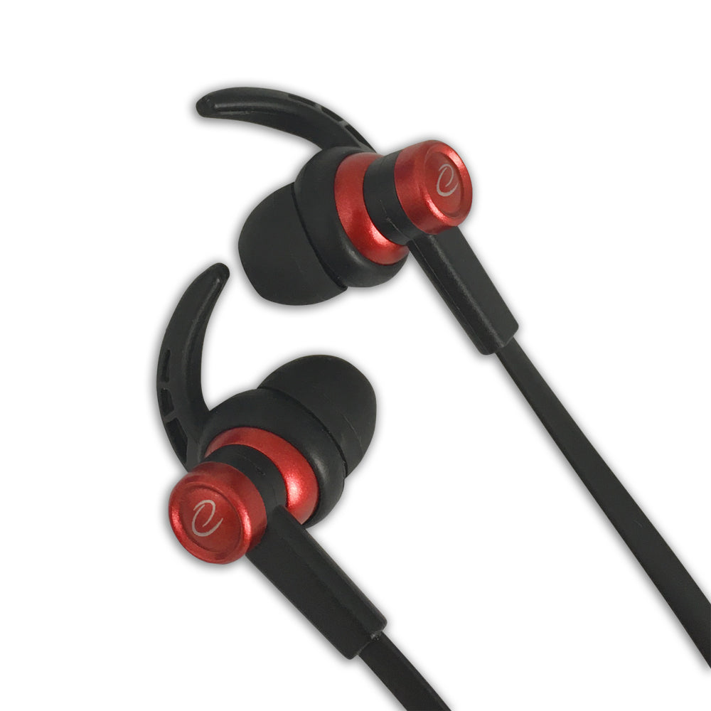 Esperanza EH201KR Esperanza In-Ear Headphones with Microphone and Volume Control, EH201, Black and Red