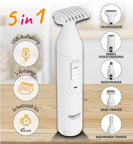 CAMRY CR 2935 Foil Shaver with Trimmer - Multifunctional Body Grooming Set – image 16