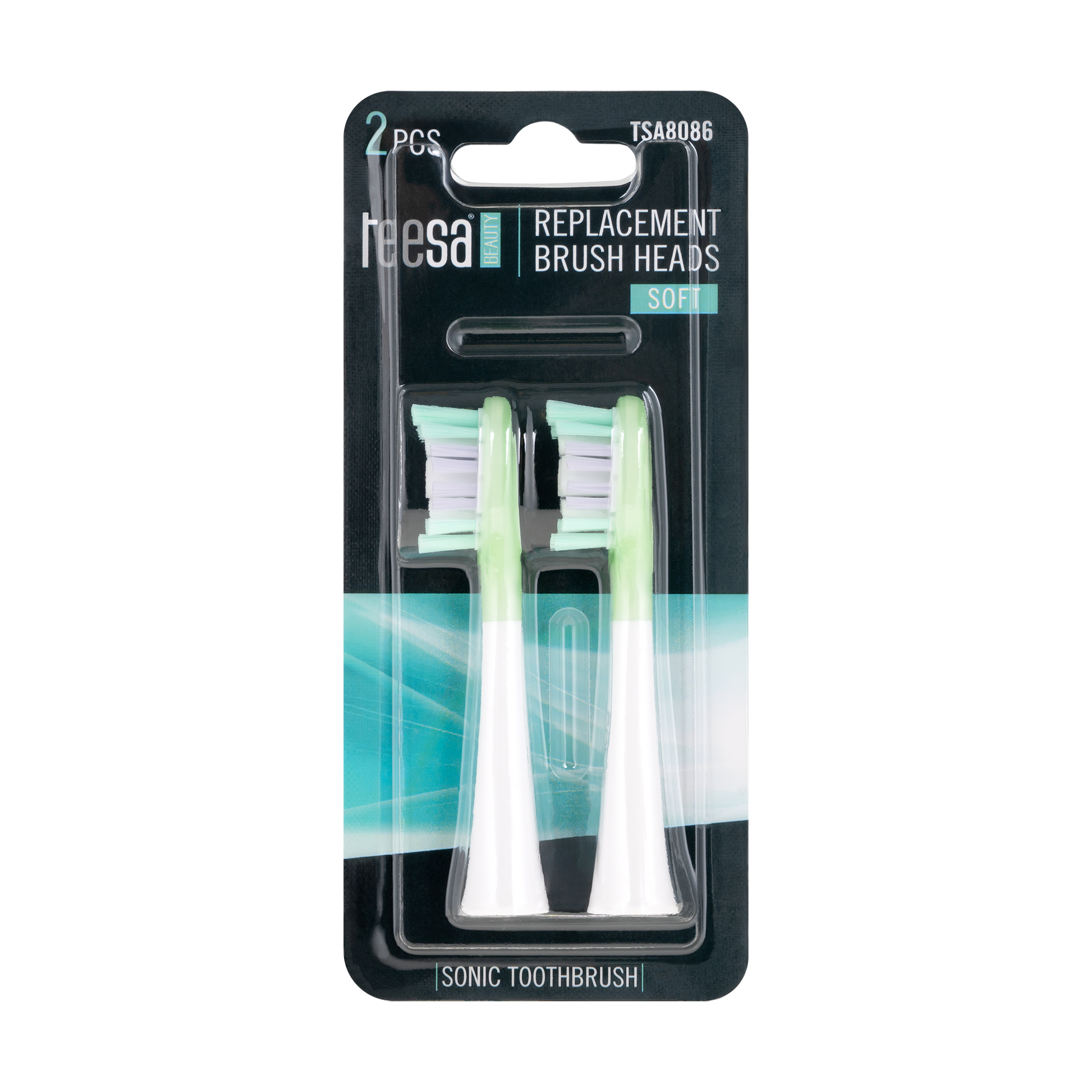 Teesa Soft brush heads for the Teesa Sonic Elite TSA8082-W sonic toothbrush – image 3