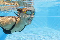 BESTWAY Swim caps, masks, fins – Bestway 21066 Orange Mirrored Swimming Goggles – image 4