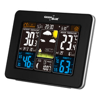 GreenBlue GreenBlue Wireless Weather Station, Color Display, with DCF System and Moon Phases, GB523