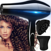 RTO Hair Dryer with Ionization, High Power, Diffuser, Cool Air Setting + Nozzle -u052