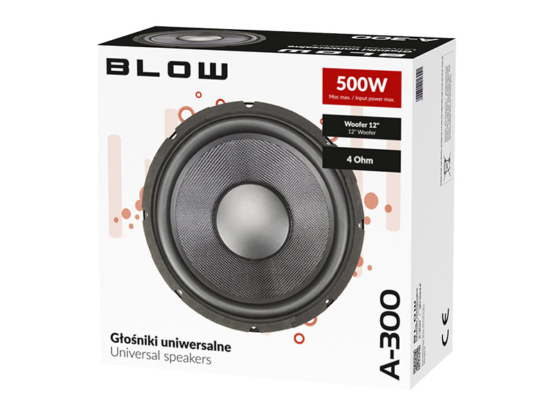 Blow Car Speakers – 30-539# Blow A-300 Speaker 4-ohm woofer – image 3