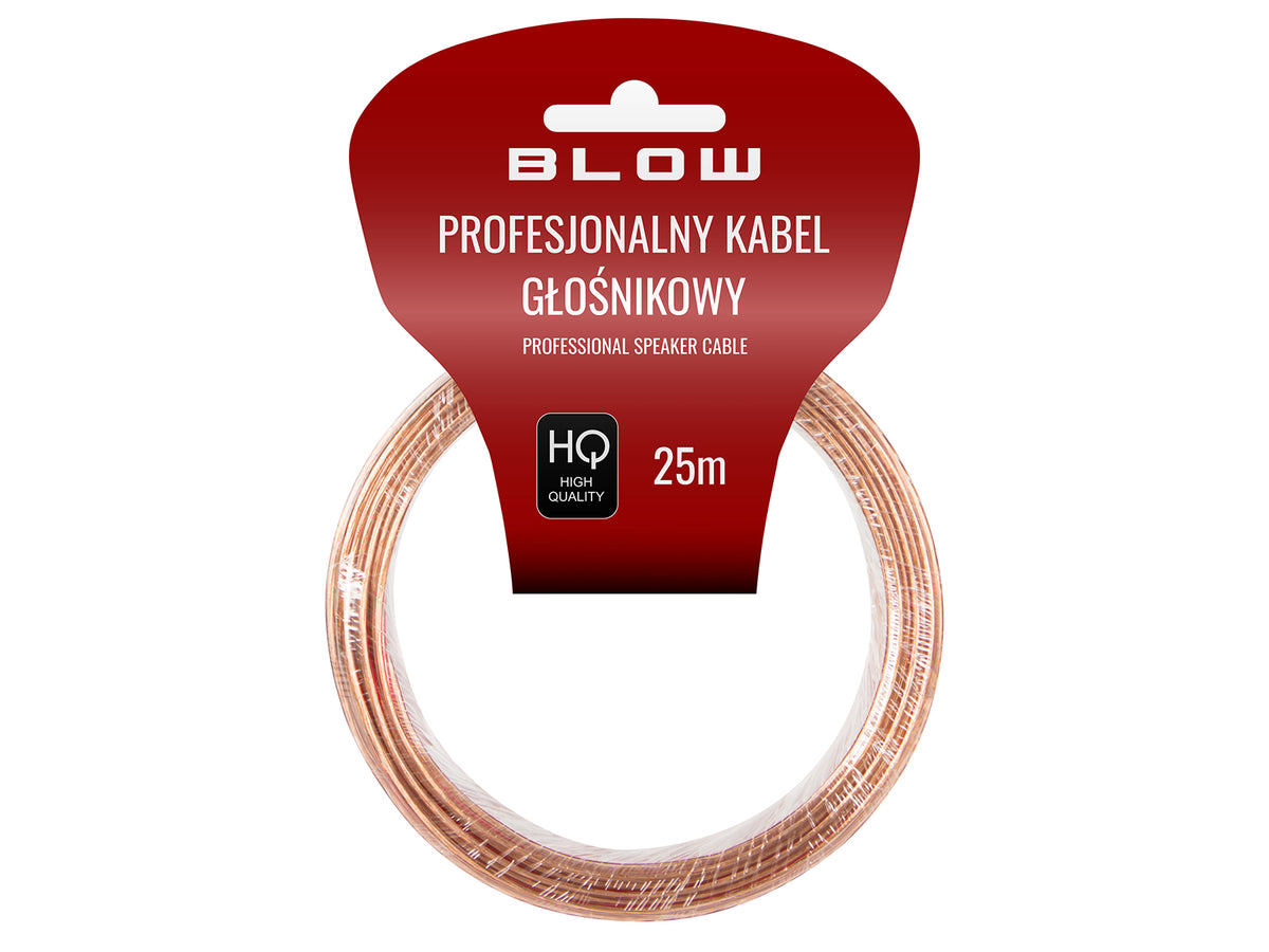 Blow Speaker Cables – 73-362# Speaker wire, 2x0.50 mm, transparent, 25 m – image 2