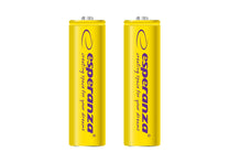 Esperanza EZA103Y Ni-MH AA Rechargeable Batteries, 2000 mAh, 2-Pack, Yellow, Esperanza