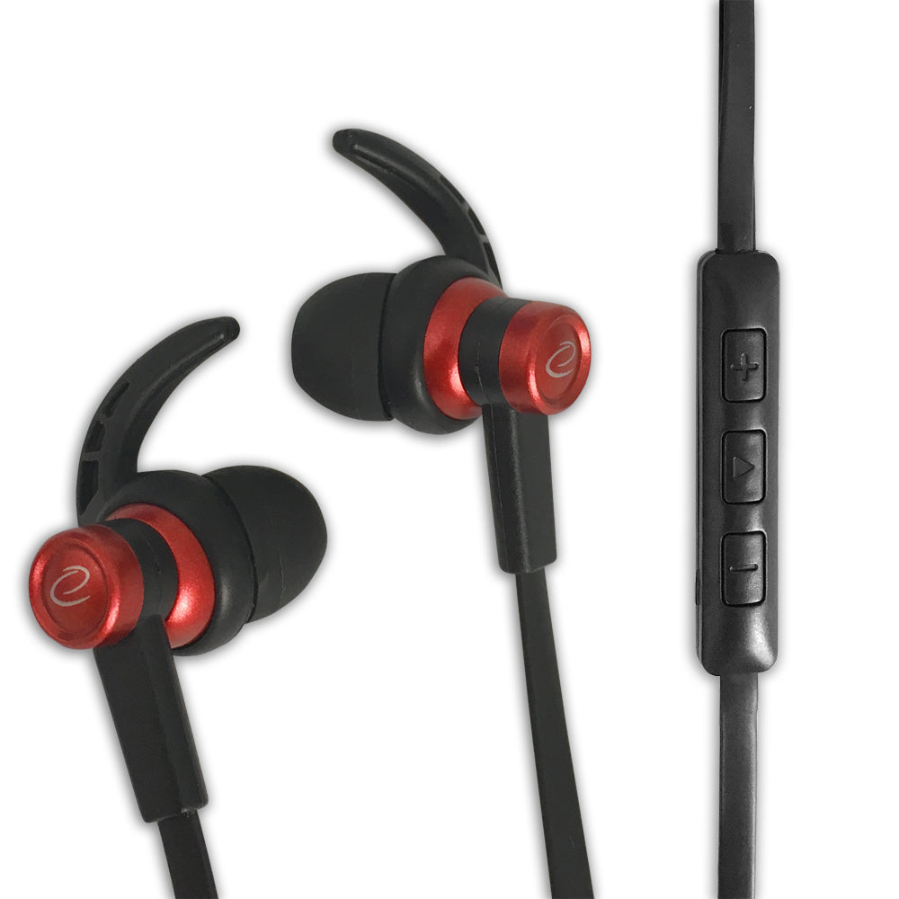 Esperanza EH201KR Esperanza In-Ear Headphones with Microphone and Volume Control, EH201, Black and Red – image 2