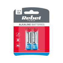 Rebel Alkaline, coin-cell, and – REBEL LR6 Alkaline Batteries, 2 per pack.