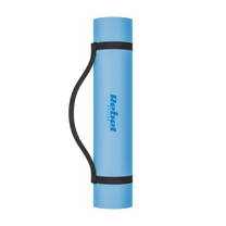 Rebel Exercise mat for yoga, Pilates, and fitness, 183x61 cm, 6 mm thick, TPE material, blue, REBEL ACTIVE – image 2