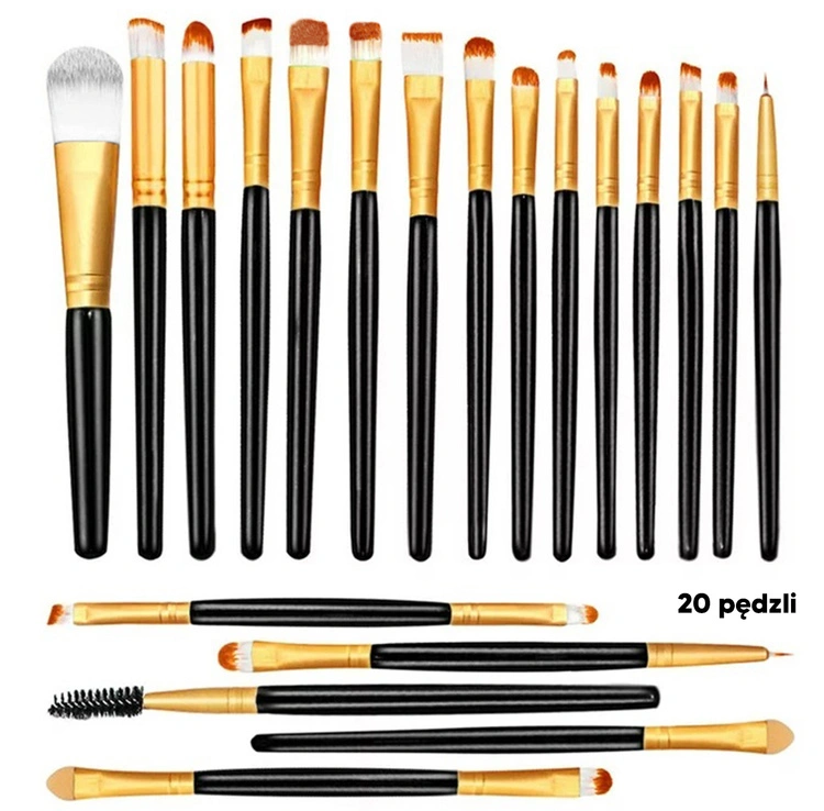 ATL Makeup Accessories – DA178 20-Piece Makeup Brush Set – image 2
