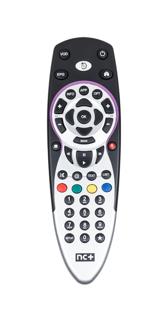 LP Remote controls for TV – Remote Control for the NC+ RECORDER