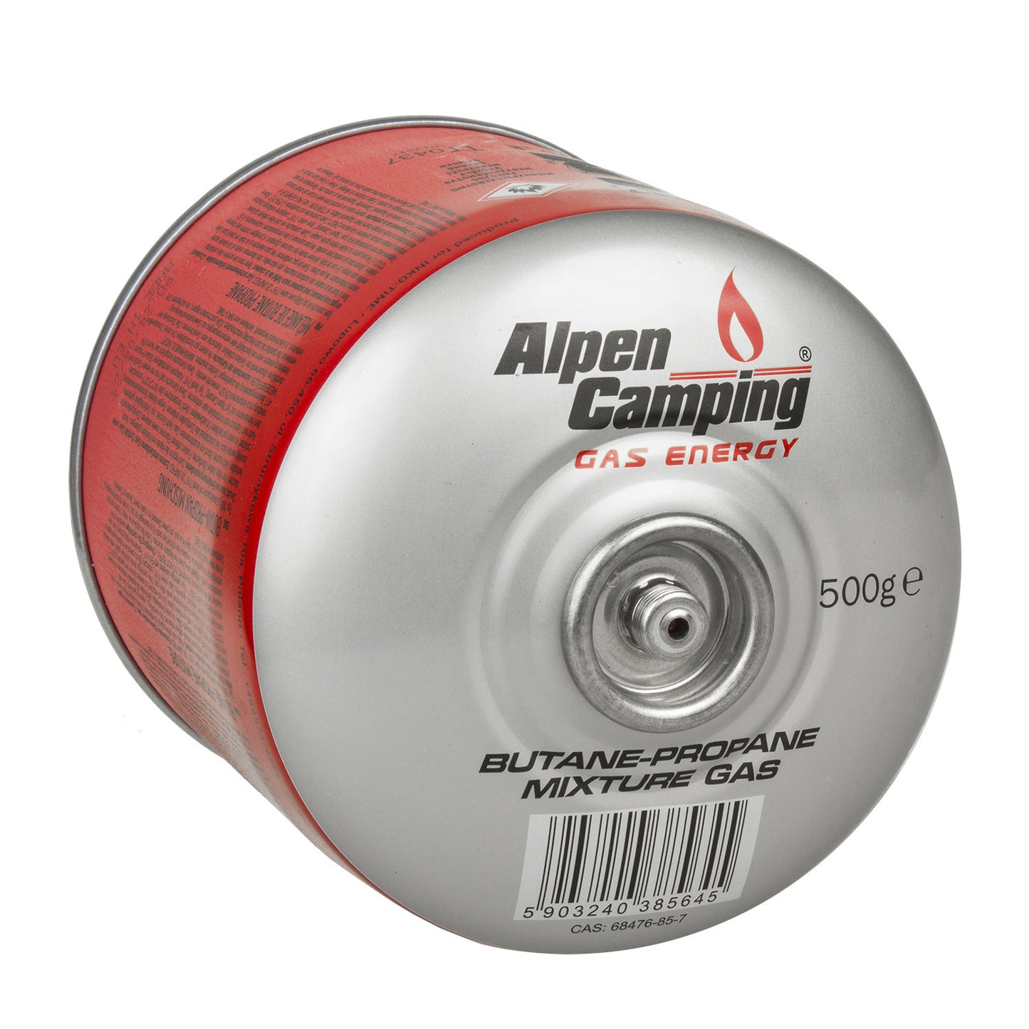 INKO-TIME 500g Alpen Camping gas cartridge. certificate: Pi 0437, compliant with EN417, propane-butane, range -10°C to + 40°C, threaded valve 7/ – image 3