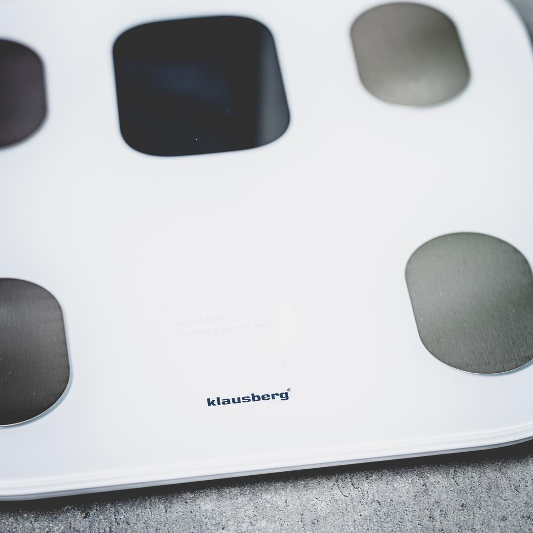 Klausberg Electronic bathroom scale with body composition analyzer, white, Klausberg, KB-7855 – image 11