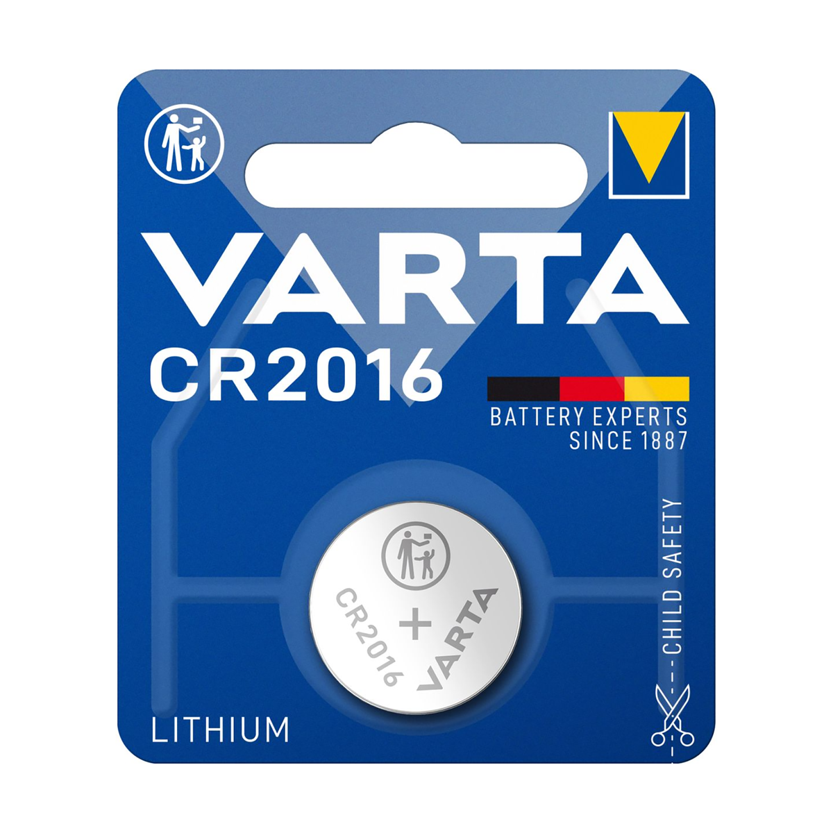 Varta Alkaline, coin-cell, and – VARTA CR2016 Battery, 1 per blister pack