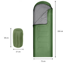 RTO The remaining – Green Hooded Mummy-Style Travel Sleeping Bag – image 2