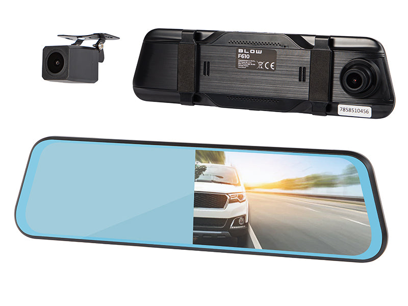 Blow 78-585# Blackbox DVR F610 Blow Dash Cam with 10" Screen + Backup Camera"
