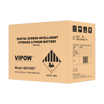 Vipow Gel batteries – 200Ah LiFePO4 Gel Battery with Bluetooth and BMS – image 5