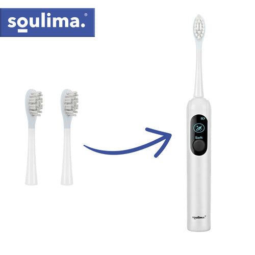 SOULIMA The remaining – White Toothbrush Heads, 2-Pack, Soulima 26929 – image 10