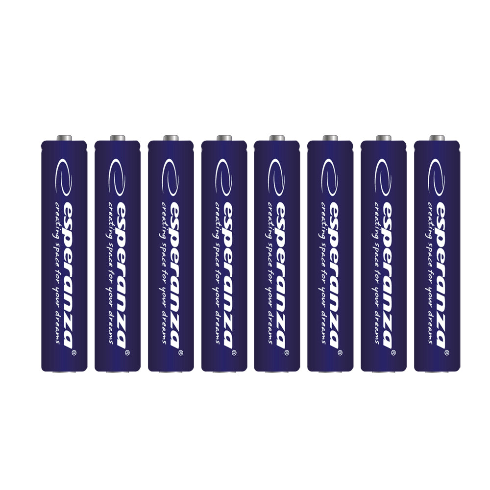 Esperanza Alkaline, coin-cell – EZB104 Esperanza AAA Alkaline Batteries, 8-Pack, Blister Pack