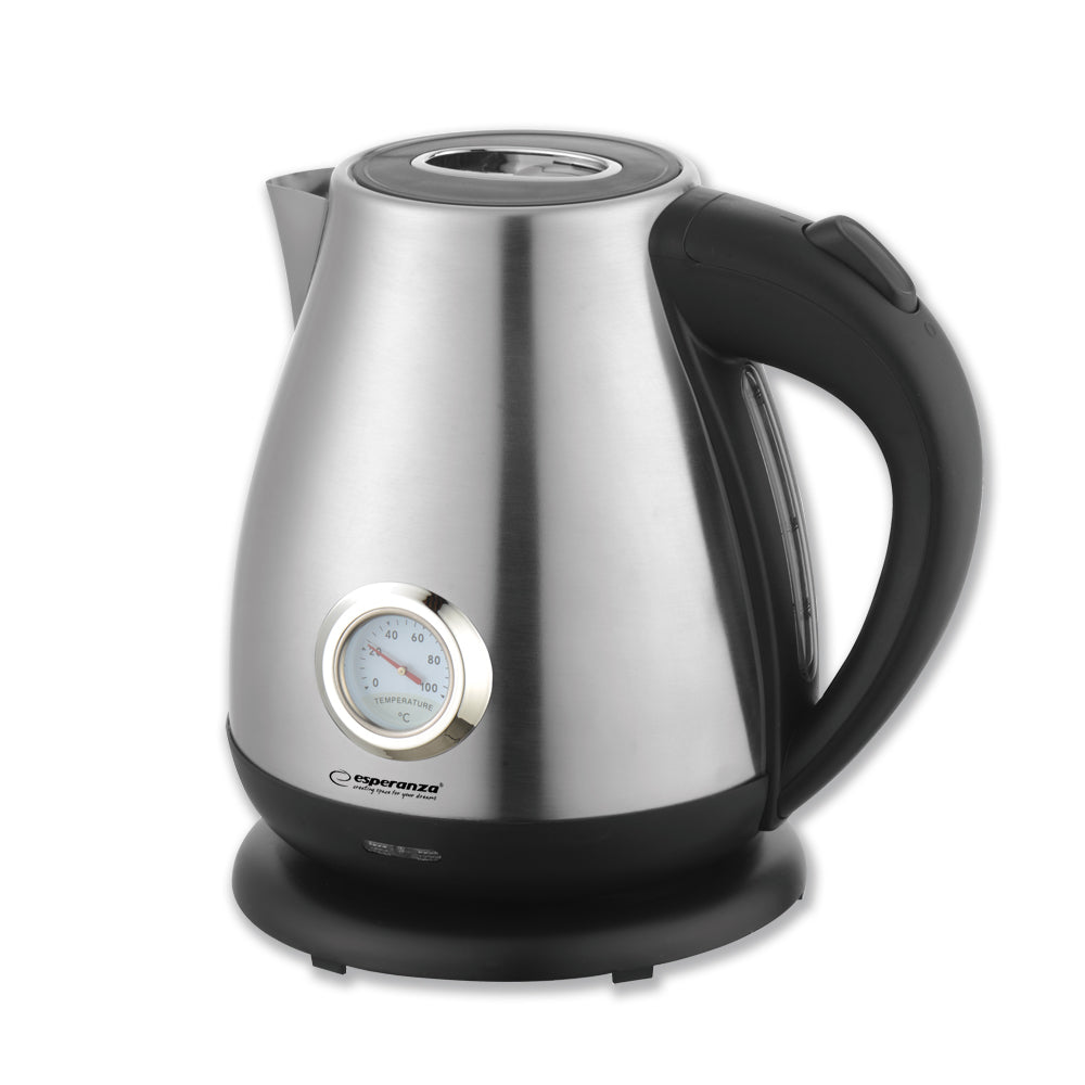 Esperanza Electric – EKK029 Esperanza Electric Kettle with Thermometer, Thames, 1.7 L