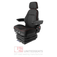 UnitedSeats Traktora sēdeklis CS85/C2 PRO - US apdare - pagriežams